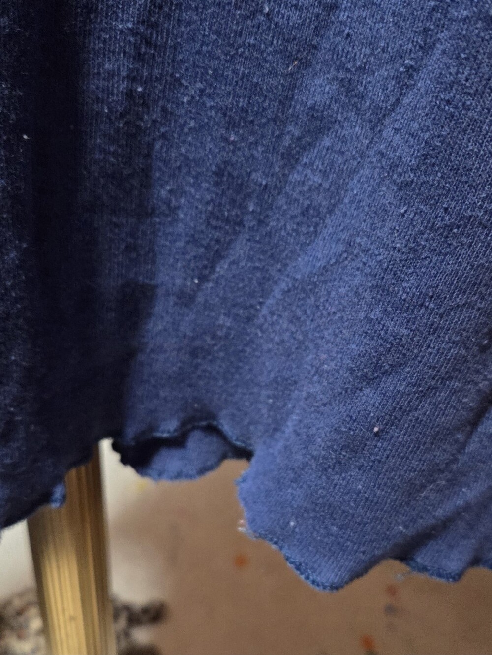 Vintage Champion Notre Dame Blue Henley Shirt Size Medium Made In USA - Picture 5 of 8